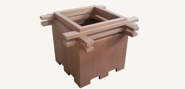 Wood Plast Outdoor Planters Box