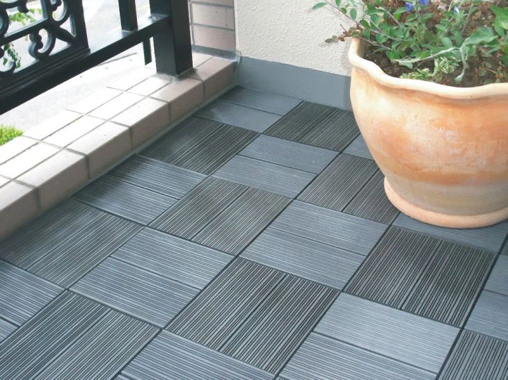 Waterproof Interlocking DIY Composite Deck Tiles